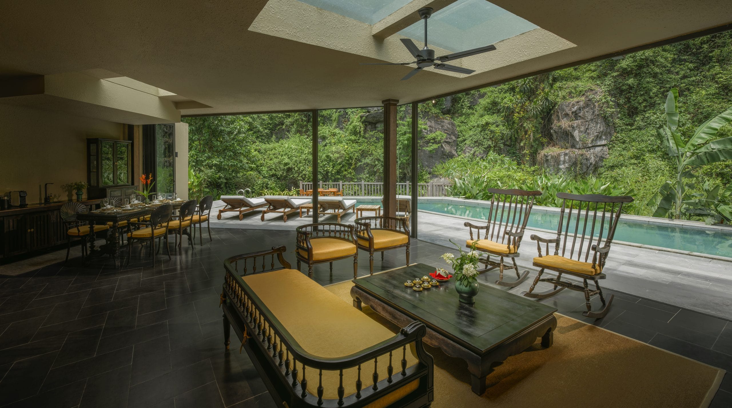 Luxury villa Ninh Binh with mountain view at Jiva Hoa Lu