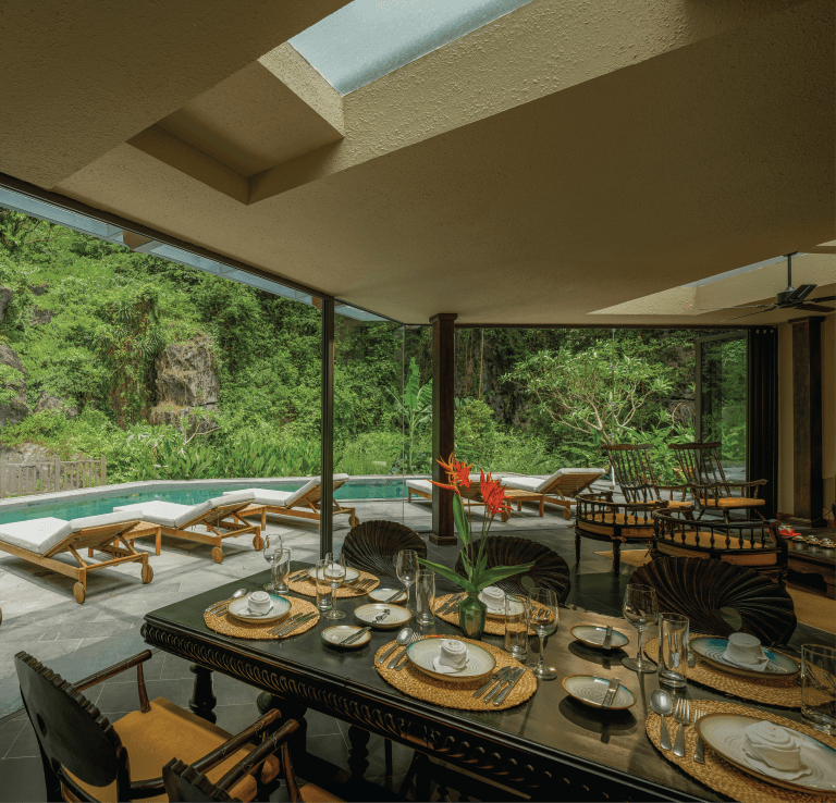 Luxury villa Ninh Binh with mountain view at Jiva Hoa Lu