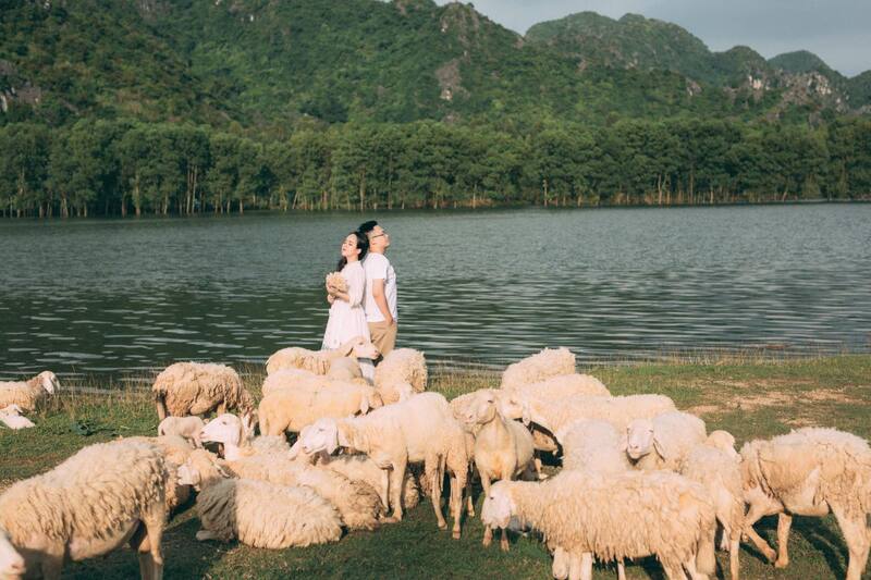 Golden hour views closing a memorable ninh binh day tour