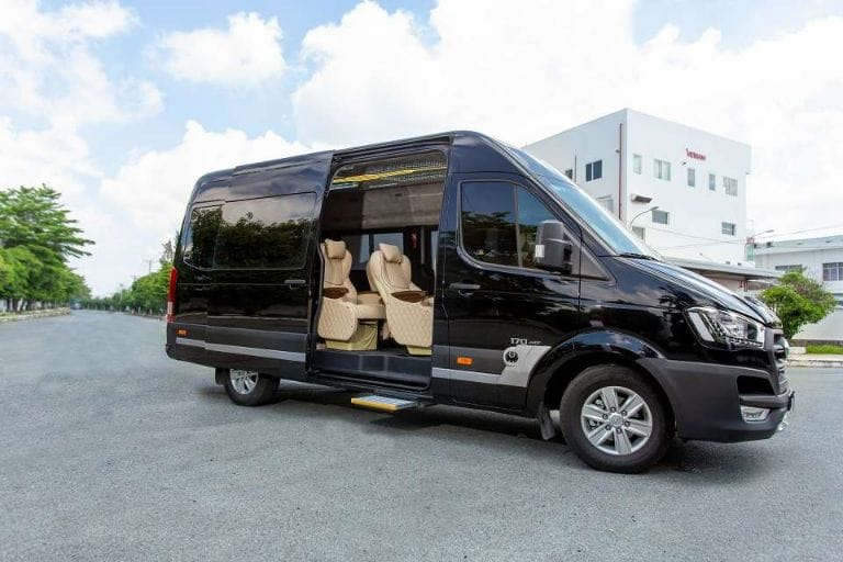 Comfortable limousine vans connecting Hanoi and Ninh Binh.