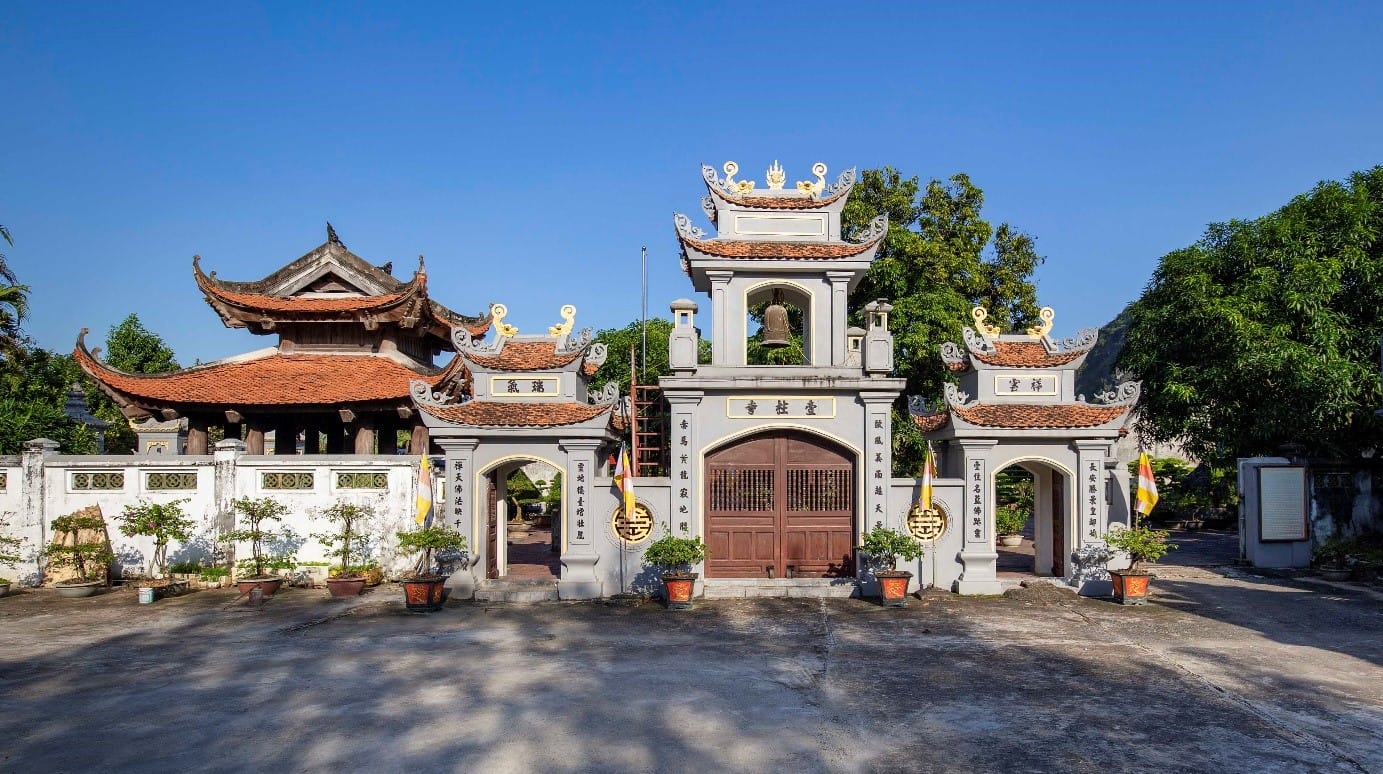 The entrance to Nhat Tru Pagoda, one of Vietnam’s oldest Buddhist temples