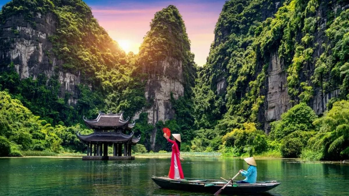 Exploring the diverse geography of Vietnam on a convenient Ninh Binh from Hanoi Tour.