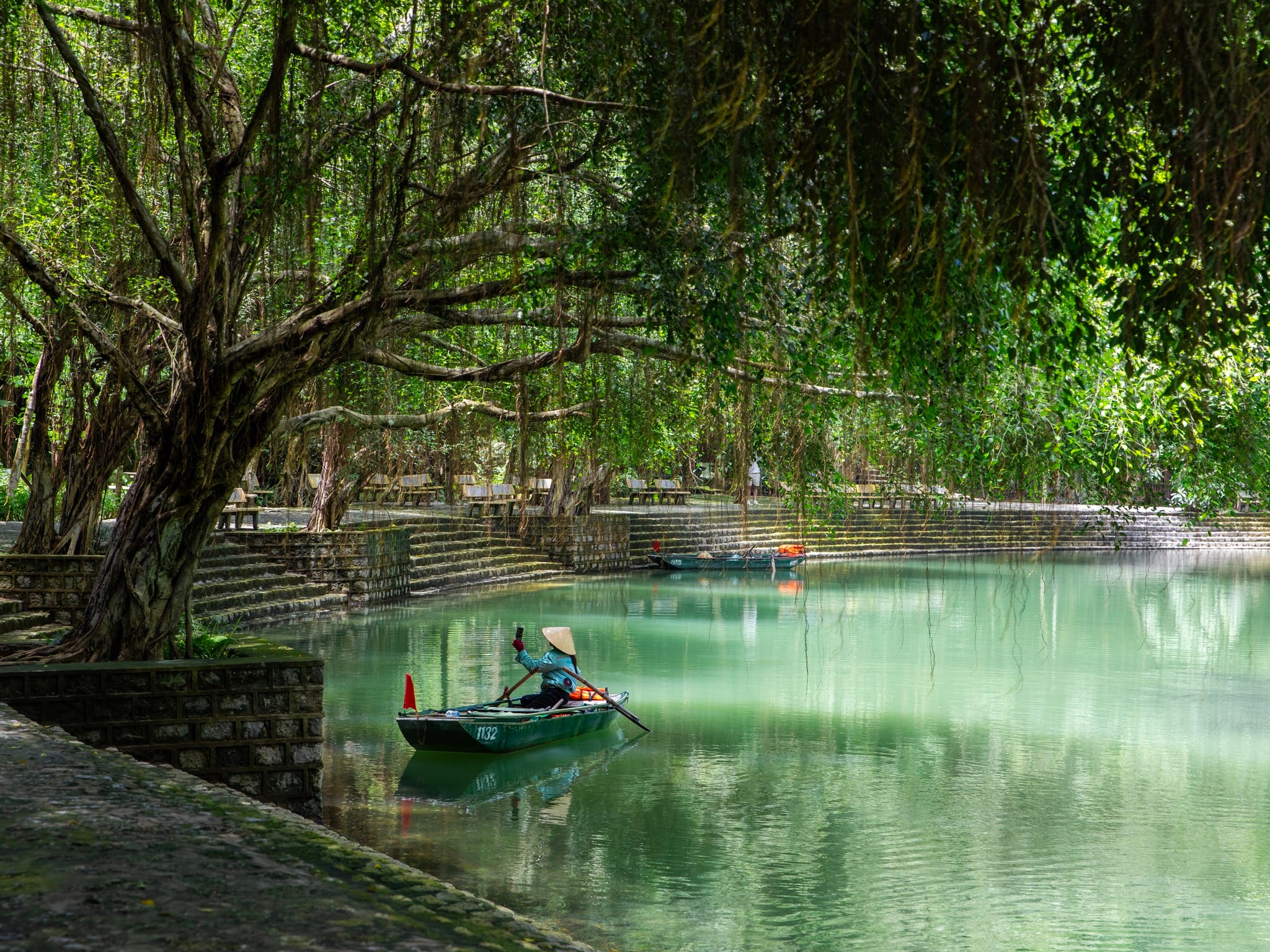 Tran Temple is a crucial historical and spiritual site linked to the Dinh Dynasty on the primary Trang An Ninh Binh route.