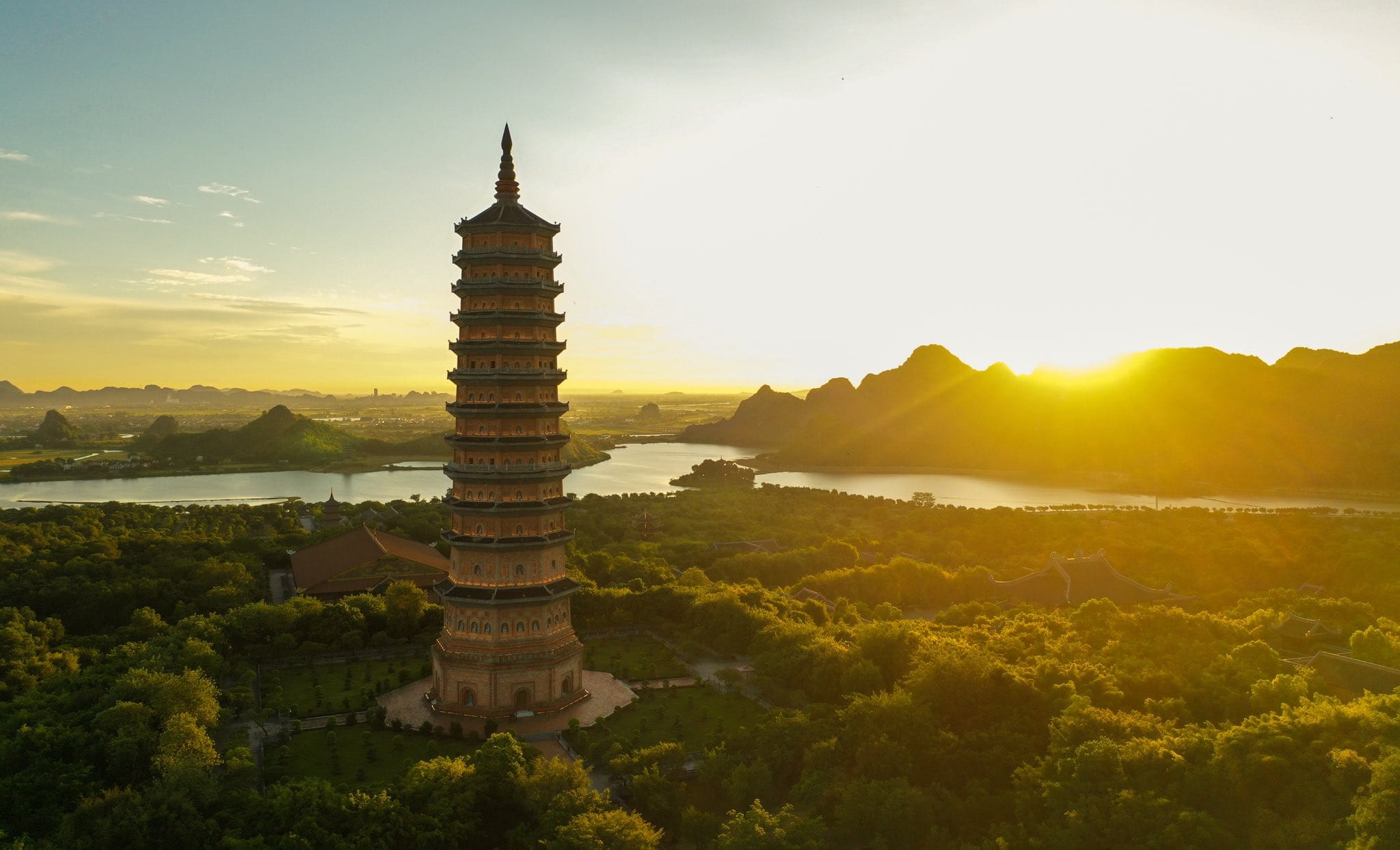 Witnessing the spiritual grandeur of the Bai Dinh complex on your Ninh Binh from Hanoi Tour.