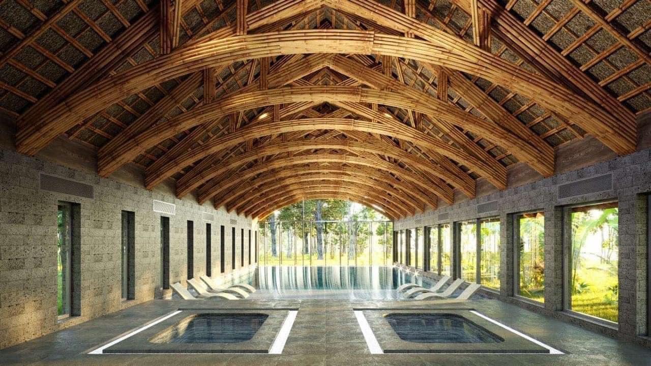 Immersing in a therapeutic forest bathing experience at this unique and restorative Trang An Resort.
