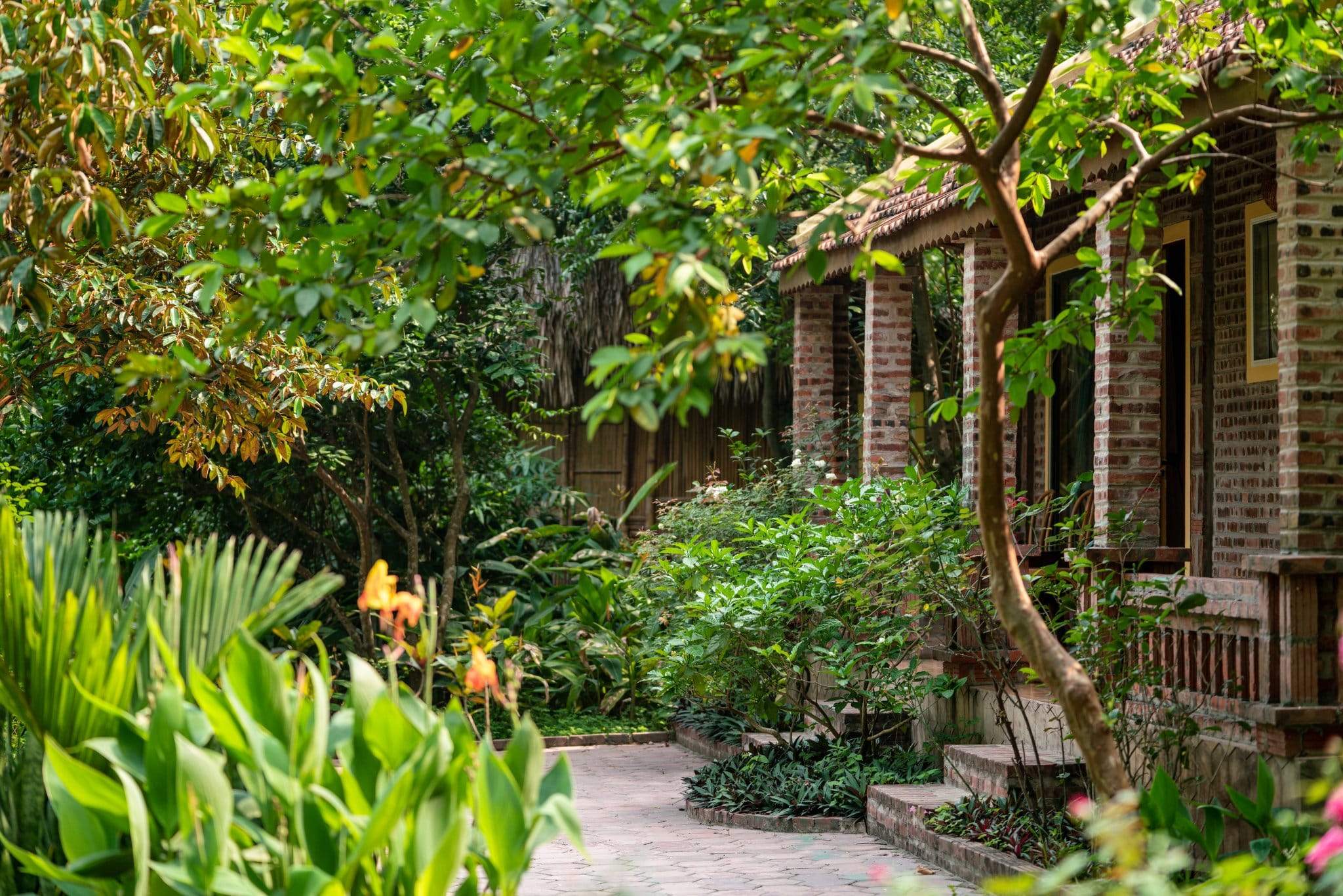 Inviting outdoor lounges perfect for appreciating the quiet environment and untouched nature.