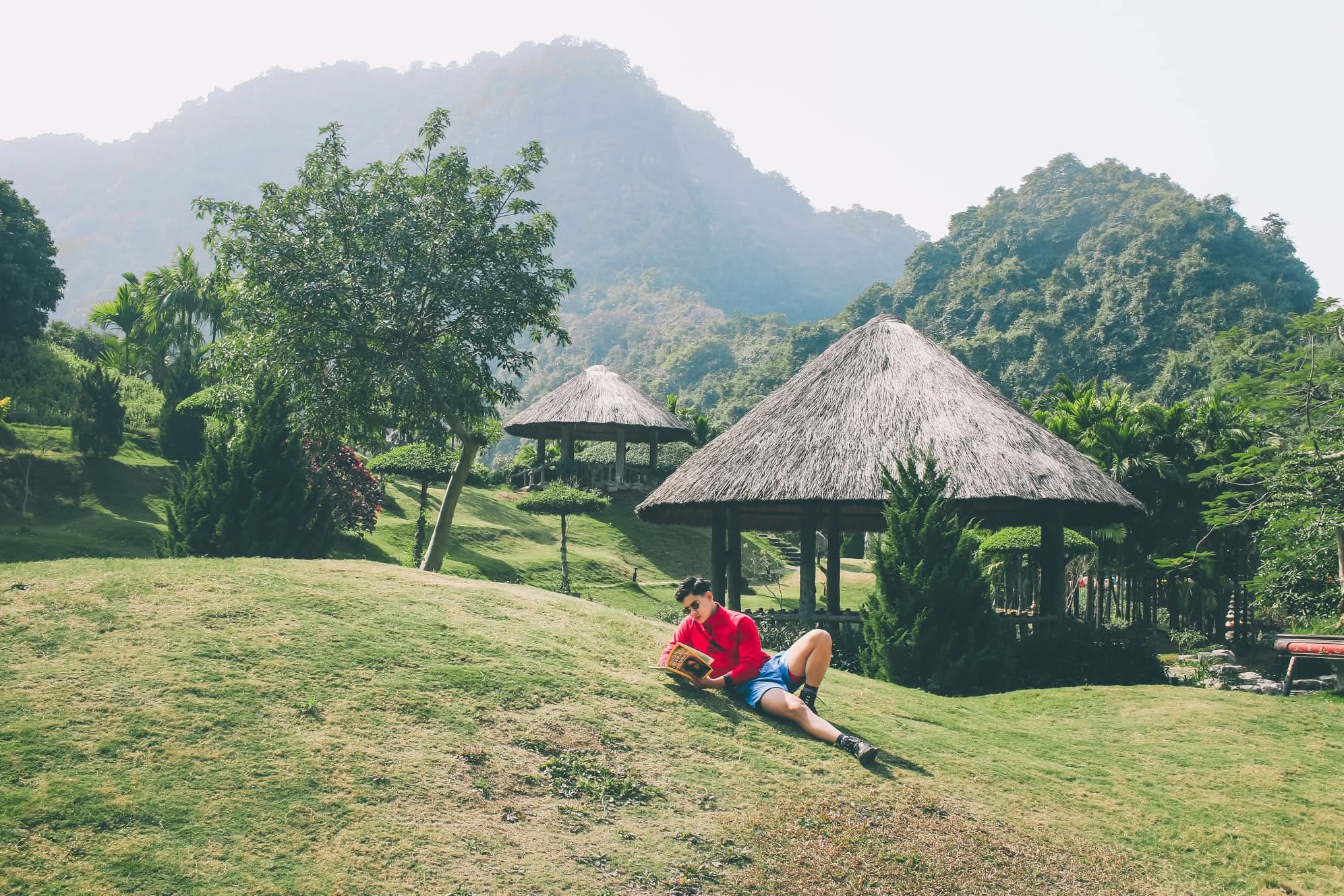 Keeping a phone or camera ready for the incredible photo opportunities offered by the limestone valleys.