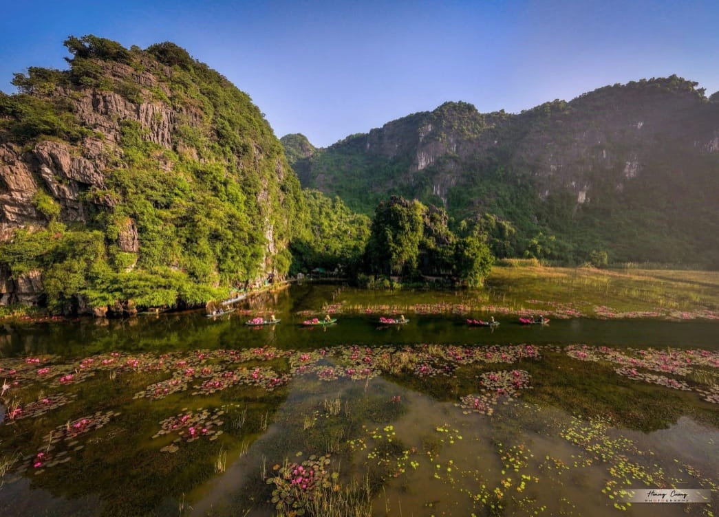 Discovering secret valley paths and ninh binh hidden gems directly from your retreat basecamp.